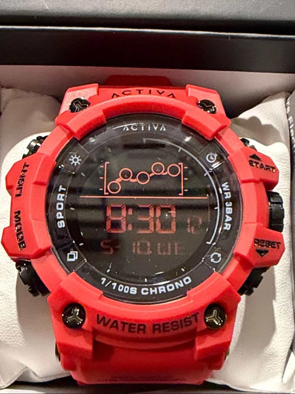 Activa Summit X Invicta (ACW8082-023) - 50mm Men’s Sports Watch - Red - NEW